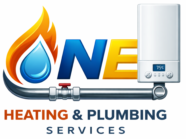 heating and plumbing services logo